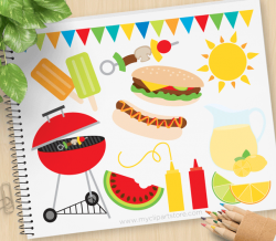 Summer BBQ Clipart