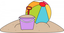 Clip Art Of Beach Stuff Clipart - Clip Art Library