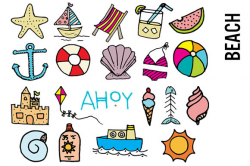 Sea Beach Clipart   Designtube - Clip Art Library