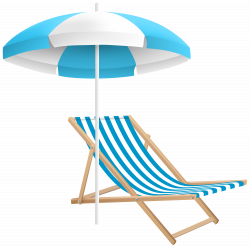 Beach Chair and Umbrella PNG Clip Art Transparent Image ...