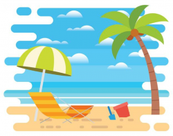 Beach Vacation Illustration - Download Free Vectors, Clipart ...