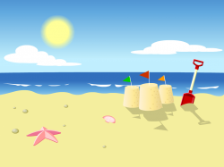 Animated Cliparts Beach - Cliparts Zone