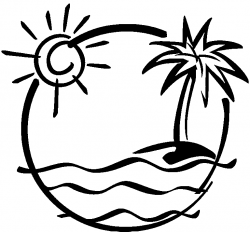 Summer Clipart Black And White | Free download best Summer Clipart ...
