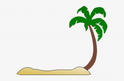 Beach Clipart Coconut Tree - Beach Silhouette Clip Art Transparent ...