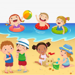 People at the beach clipart 8 » Clipart Portal