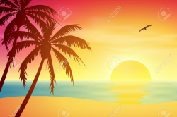 Free Tropical Sunset Cliparts, Download Free Clip Art, Free Clip Art ...