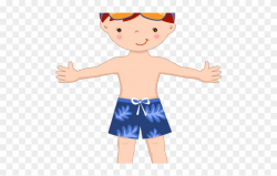 Swimming Clipart Hobbies - Beach Boy Cartoon - Png Download (#199552 ...