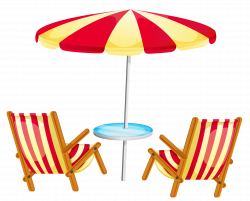 Transparent Beach Umbrella with Chairs PNG Clipart | Gallery ...