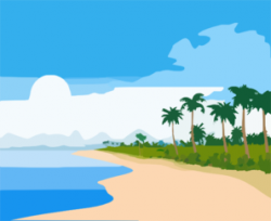 Tropical Beach Clipart | Clipart Panda - Free Clipart Images