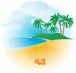 Tropical Beach | Download Free Vector Art | Free-Vectors