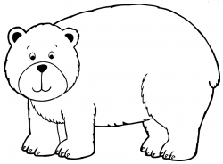 Bear black white brown bear clipart black and white pencil in color ...
