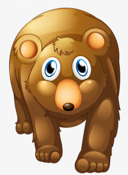 Big Brown Fierce, Hand Painted, Animal, Brown PNG Image and Clipart ...