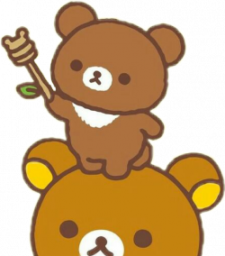 freetoedit cute kawaii bear honey...