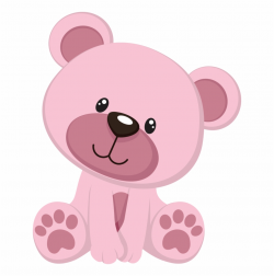 Baby Shower Bear Png - Pink Teddy Bear Clipart, Transparent Png ...