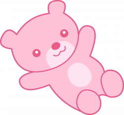 Cute Pink Teddy Bear Clipart Free Clip Art - Pink Bear Clip Art ...
