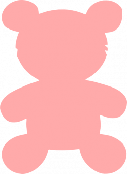 Pink Bear Clip Art at Clker.com - vector clip art online, royalty ...