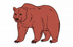 Sun Bear Clipart Realistic - Brown Bear Easy Drawing Free PNG Images ...