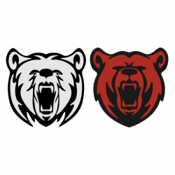 Pin by CuttableDesigns on Animals | Roaring bear, Bear vector, Bear