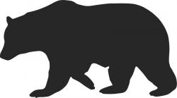 11+ Bear Silhouette Clip Art | ClipartLook