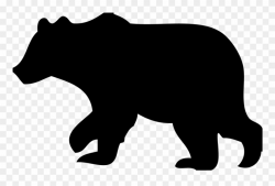 Image Transparent Teddy Bear Silhouette At - Black Bear Silhouette ...
