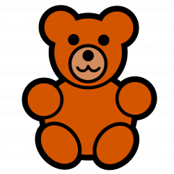 Free Outline Of A Teddy Bear, Download Free Clip Art, Free Clip Art ...