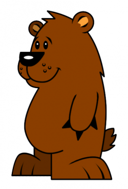 Standing bear clipart free images - ClipartBarn