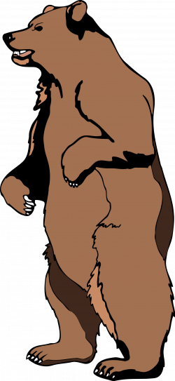 Standing bear clipart free images 2 - ClipartBarn