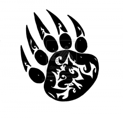 Bear Paw Clip Art - Clip Art Library