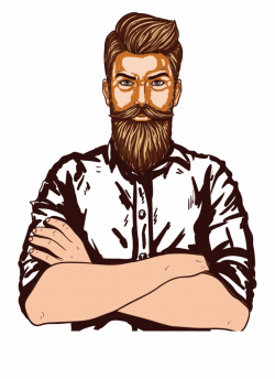 Irojtojman Page Man Vector Beard Man Clipart Images | CQRecords