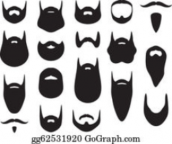 Beard Clip Art - Royalty Free - GoGraph