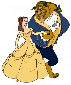 Belle and the Beast Clip Art | Disney Clip Art Galore