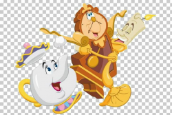 Belle Beast Cogsworth Lumière Mrs. Potts PNG, Clipart, Art ...