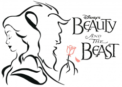 Beauty And The Beast Clipart Black And White