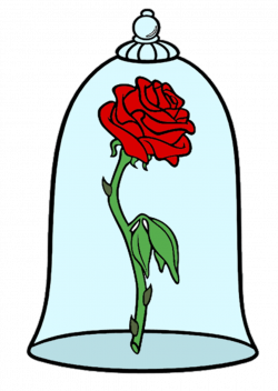 Beauty And The Beast Clipart Rose