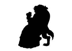 Beauty And The Beast Silhouette Clip Art