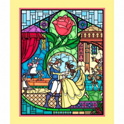 Disney Beauty and the Beast Panel Belle Fabric by the Panel