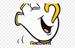 Teapot Clipart Beauty And The Beast Drawing - Teacup From ...