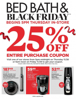 Bed Bath & Beyond Black Friday 2019 Ad - Savings.com