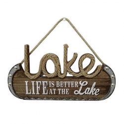 Sweet Bird & Co. Lake Life Canoe Decorative Sign | Bed Bath ...