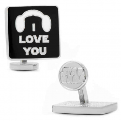 Star Wars™ Enameled I Love You, I Know Icon Cufflinks | Bed ...