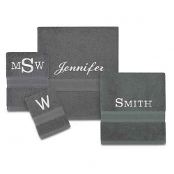 Monogrammed Wamsutta® Icon PimaCott® Towel Collection | Bed ...