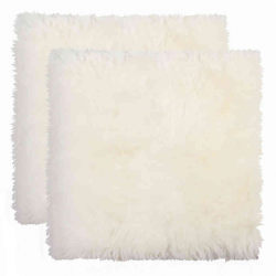 New Zealand Sheepskin Chair Pads in Natural (Set of 2 ...