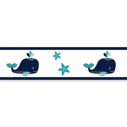 Sweet Jojo Designs® Whale Wallpaper Border | Bed Bath & Beyond