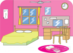 Pink Bedroom Cliparts - Cliparts Zone