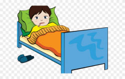 Sick Boy Cliparts - Sick Boy In Bed Clipart - Png Download (#2050747 ...