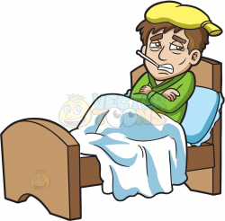 Sick Man In Bed Clipart & Free Clip Art Images #22363 - Clipartimage.com