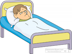 Boy sick in bed clipart - Cliparting.com