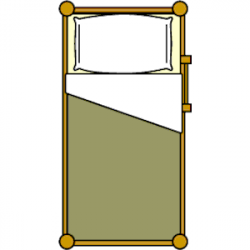 Bed Top View Clipart | BangDodo