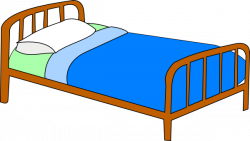 Bed Cartoon No Background Color Clipart - Clip Art Library
