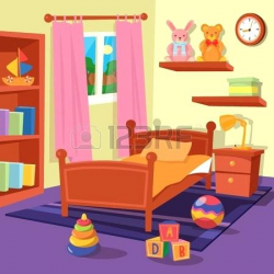 Bedroom Picture Clipart Furniture Stock Vector And Royalty ...